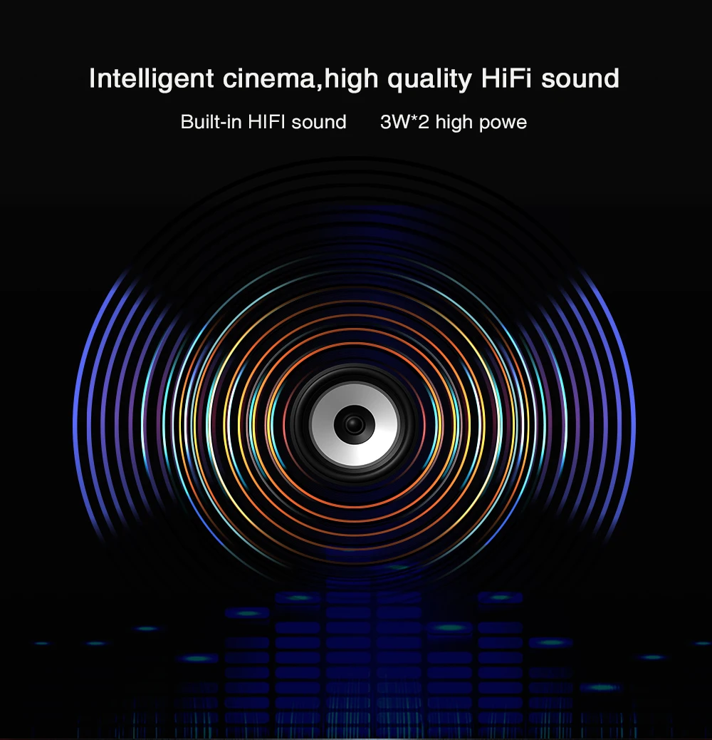 Poner Saund M5 светодиодный проектор 5500 люмен Full HD 1080P двойные HIFI динамики с 10 м HDMI штатив 3D Proyector lcd Vs светодиодный 96