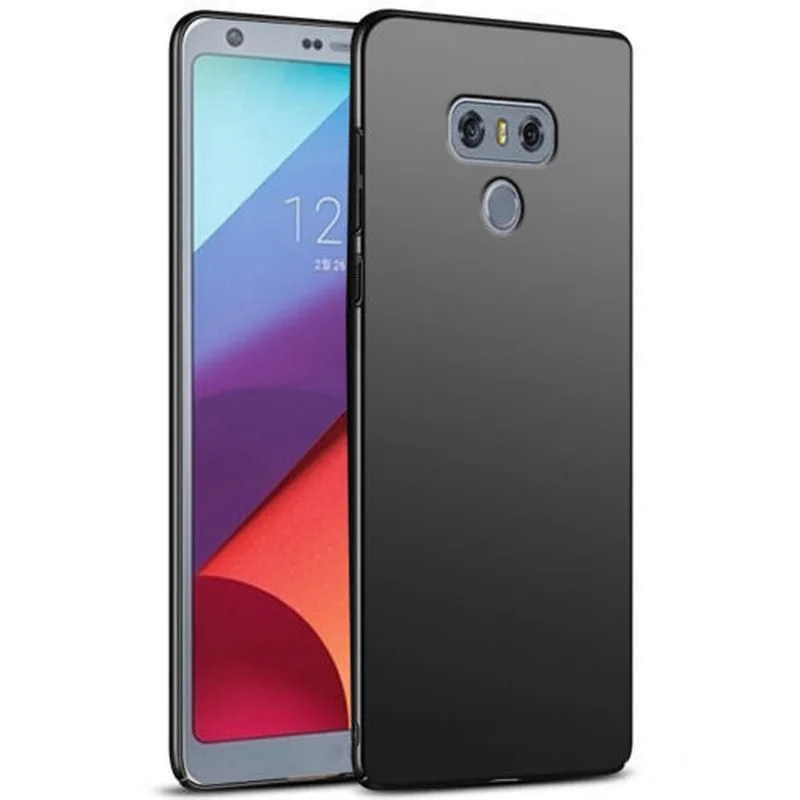 NOWAL Ultra Slim Hard Plastic+Tempered Glass Screen Protect Flim 2in1 Phone Case For LG G7 G6 G4 G5 Q6 Q7 V20 V30 K10 2018 Cover |