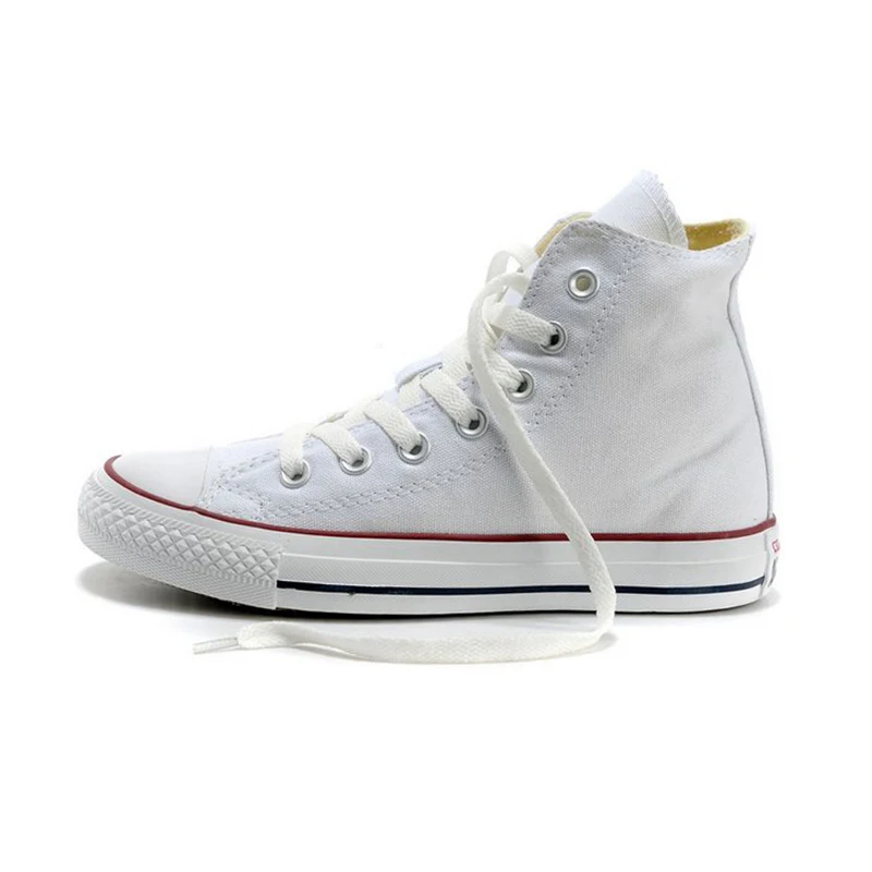 Новинка Оригинальные Классические парусиновые туфли Converse с высоким берцем обувь