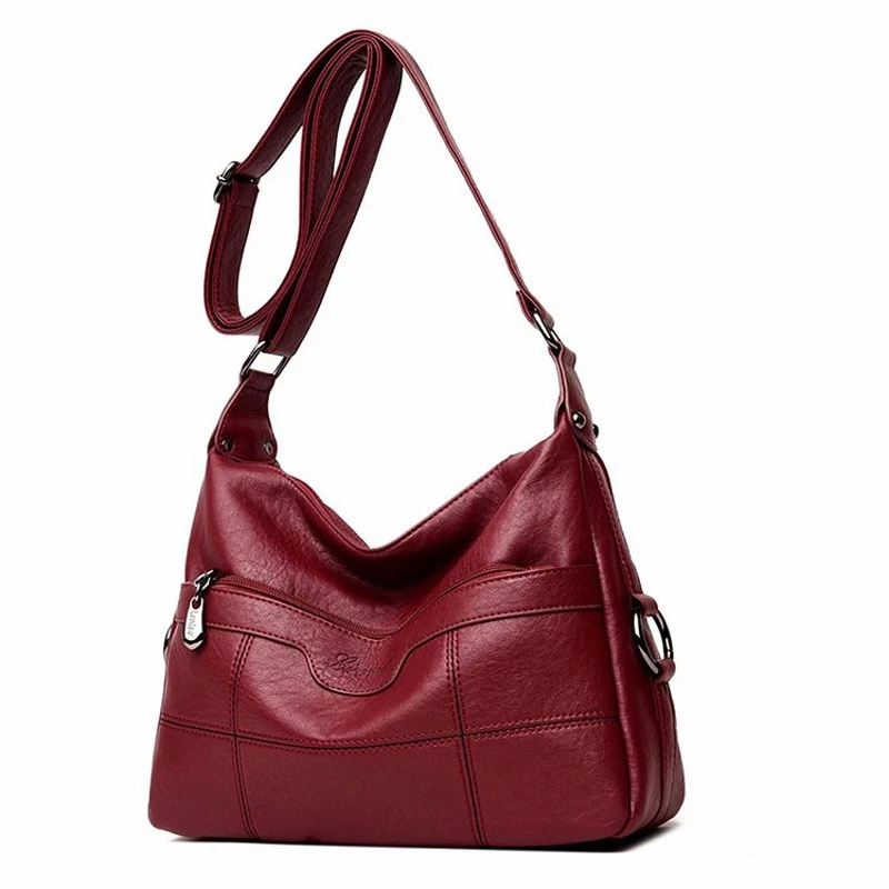 Bonsacchic красная сумка Сумки Для женщин известных брендов овчины из кожи для на