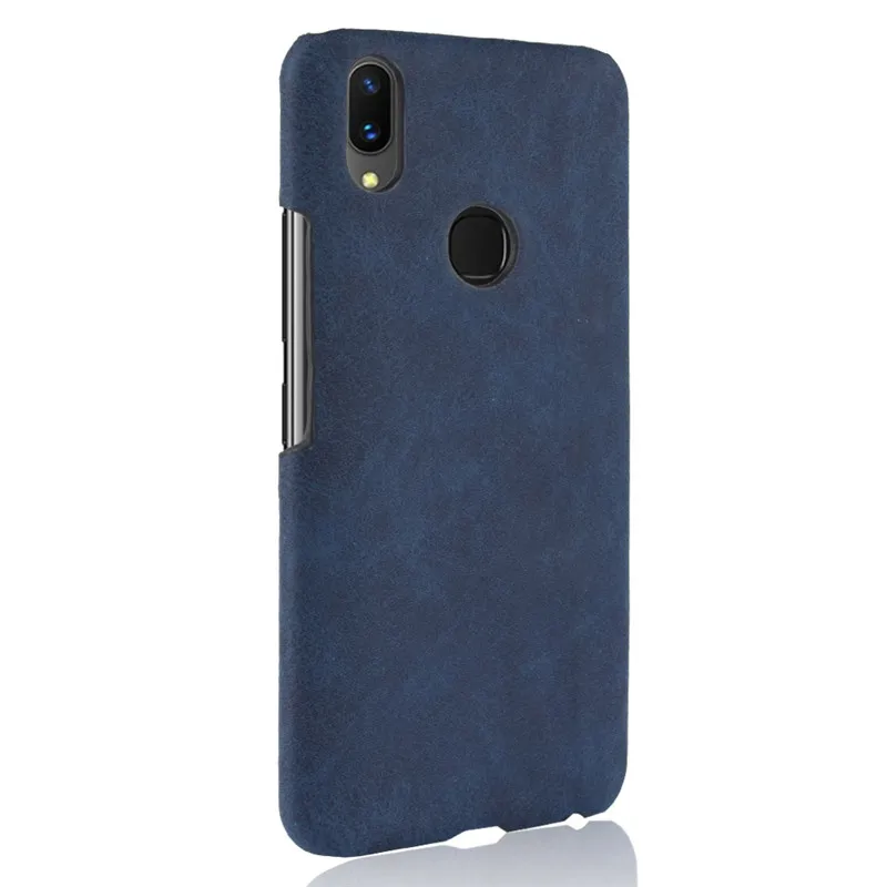 Оригинальный чехол для Vivo V9 Чехол класса люкс из искусственной кожи твердый