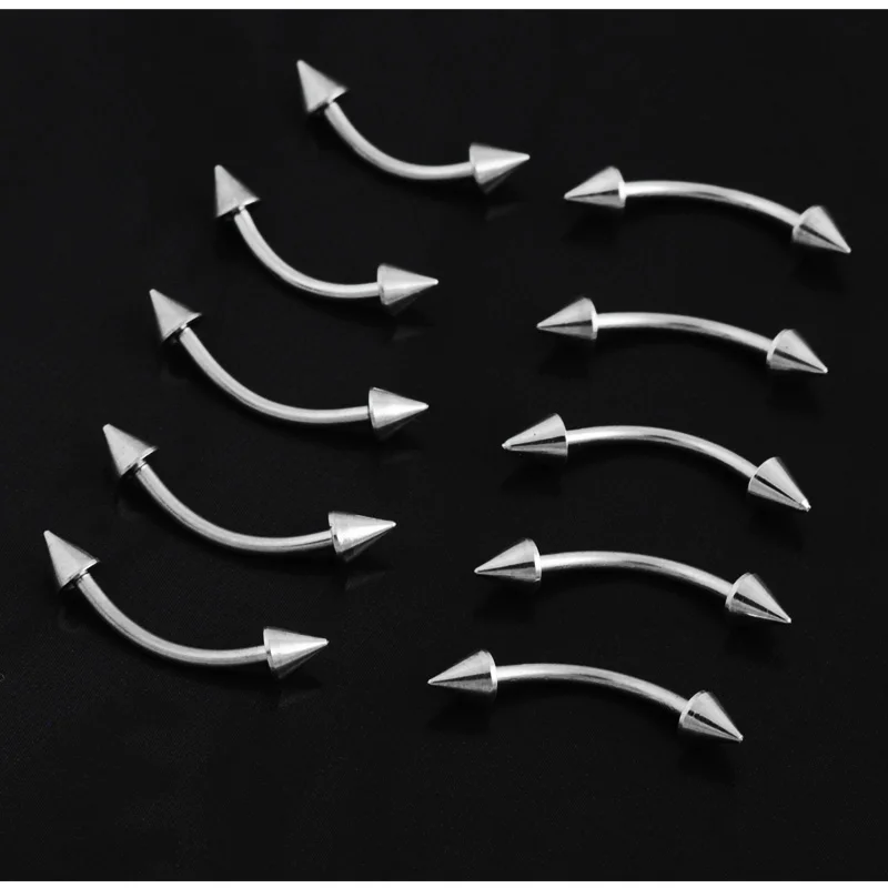 5 шт./лот ювелирное изделие для тела конус бровей губ кольцо живота пирсинг языка