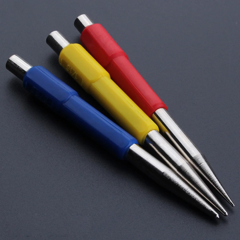 Центральные Пуансоны с резиновой ручкой 3 шт./компл. 1/32 3/32 дюйма высокое качество