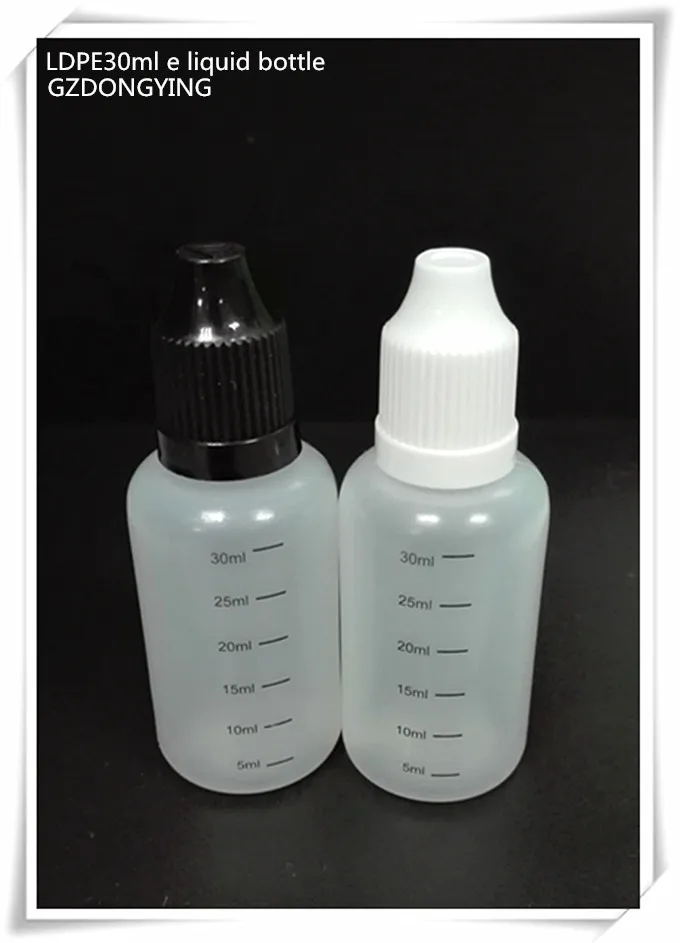 Полиэтиленовая бутылка для эфирного масла 30 мл с градиентом Длинная тонкая