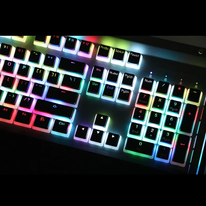 Механическая клавиатура с подсветкой полупрозрачная толстая PBT OEM Profile 108Key