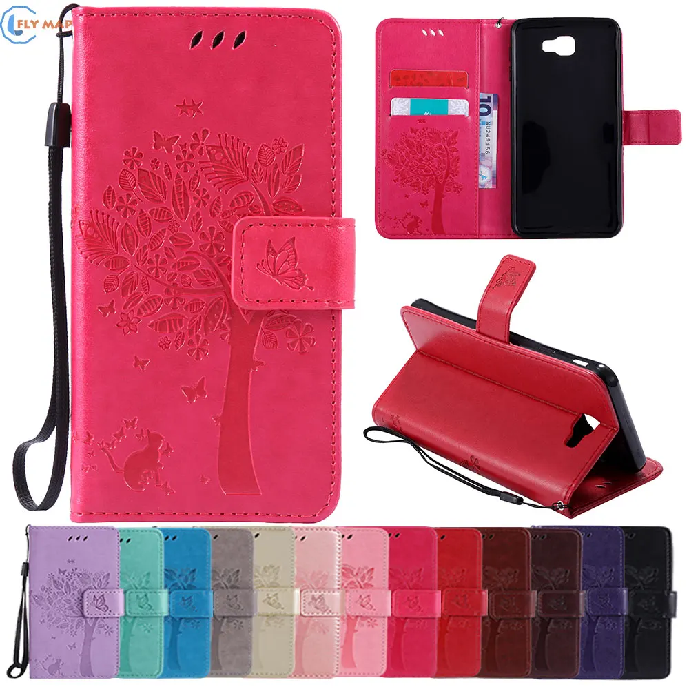 Кожаный чехол книжка для Samsung Galaxy J7 J 7Prime G610 G610M/DS G610F/DS Бумажник телефона SM Capa|cover for