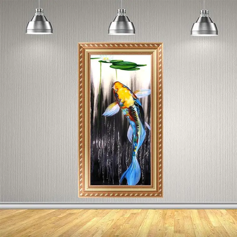 5D DIY Diamond Embroidery Painting of Fancy Carp Handmade Wall Decoration Cross Stitch Printing Craft Kits wihtout Frame | Дом и сад