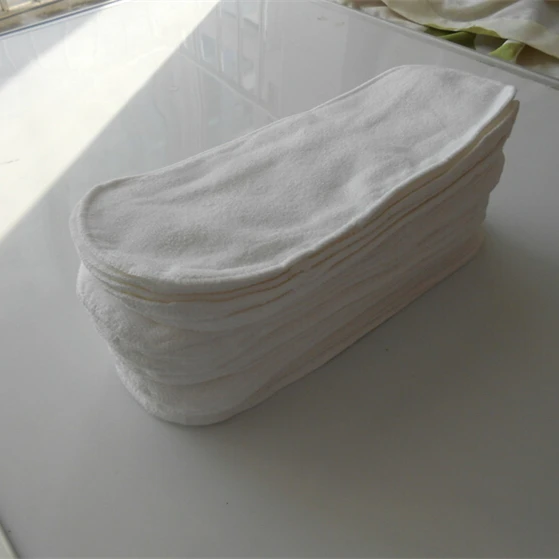 

10pcs Lot 3 layers Baby Diaper Pad Nappy Inserts Washable Diapers Reusable Microfiber Free shipping QD29