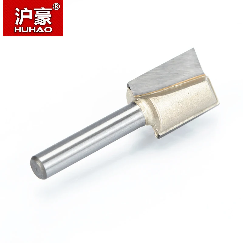 HUHAO 1pcs 1/4&quot Shank CNC Cleaning bottom router bit Woodworking Tools two Flute endmill bits for wood cutting tools | Инструменты