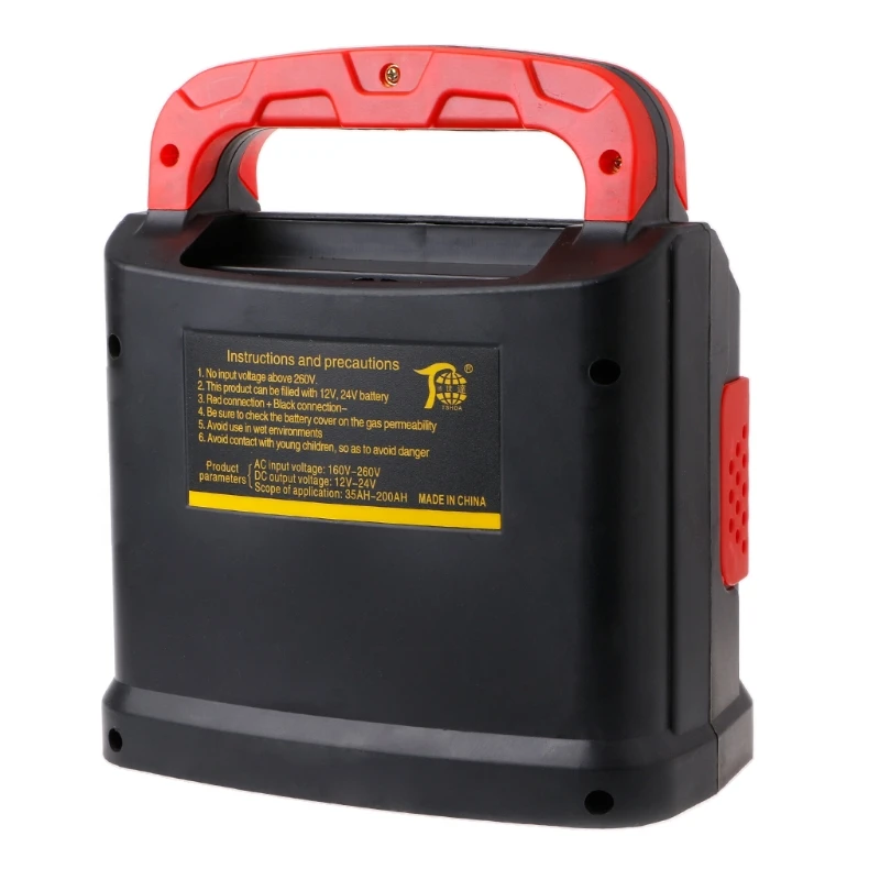 OOTDTY 350W 14A AUTO Plus регулируемое зарядное устройство с ЖК дисплеем 12V 24V Автомобильное