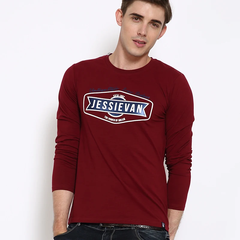 4 Цвета мужские футболки Длинные рукава принт мулс бренд Одежда высшего качества