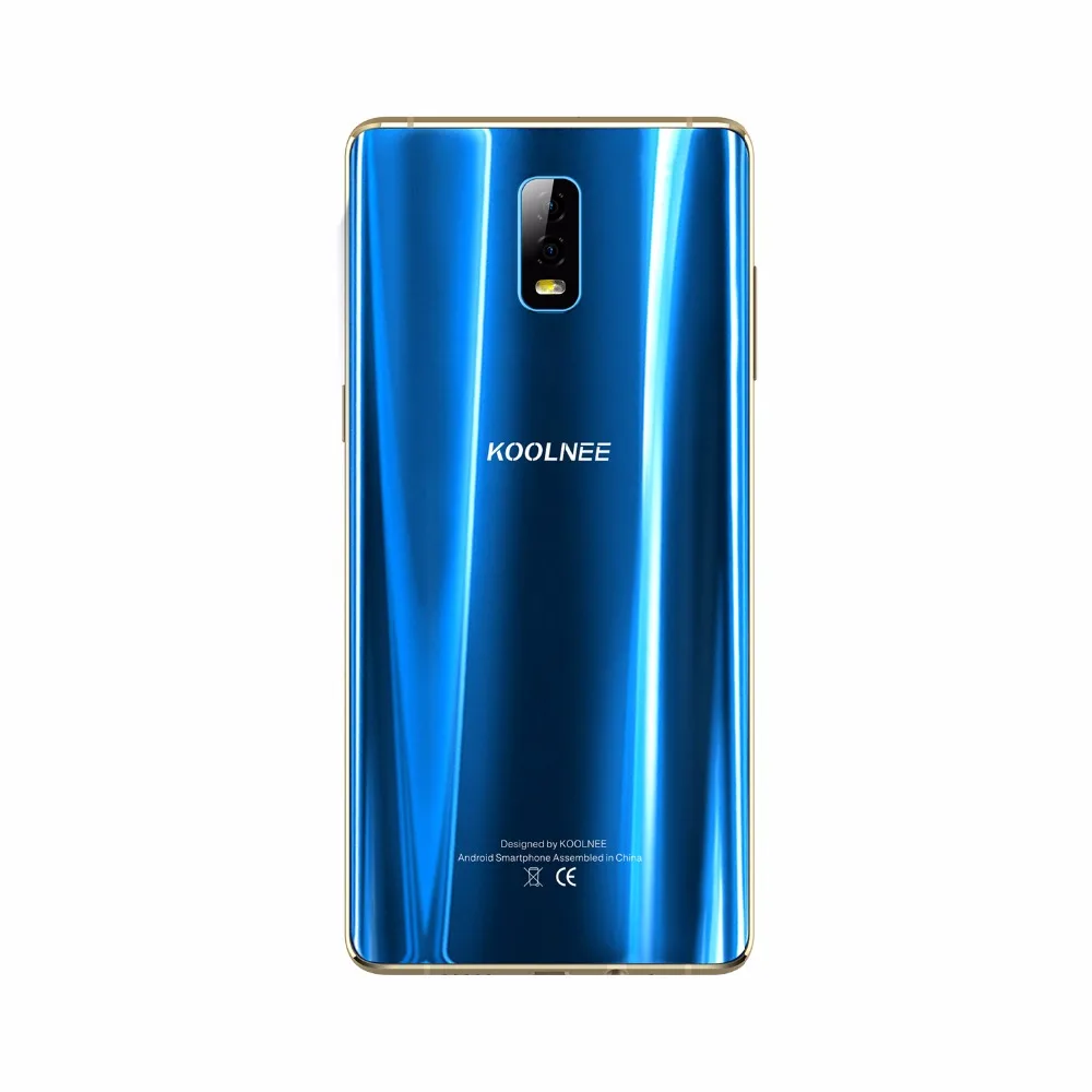 Koolnee K1 трио Android 7.1 глобальных версия смартфона MT6763 Восьмиядерный 6 ГБ Оперативная