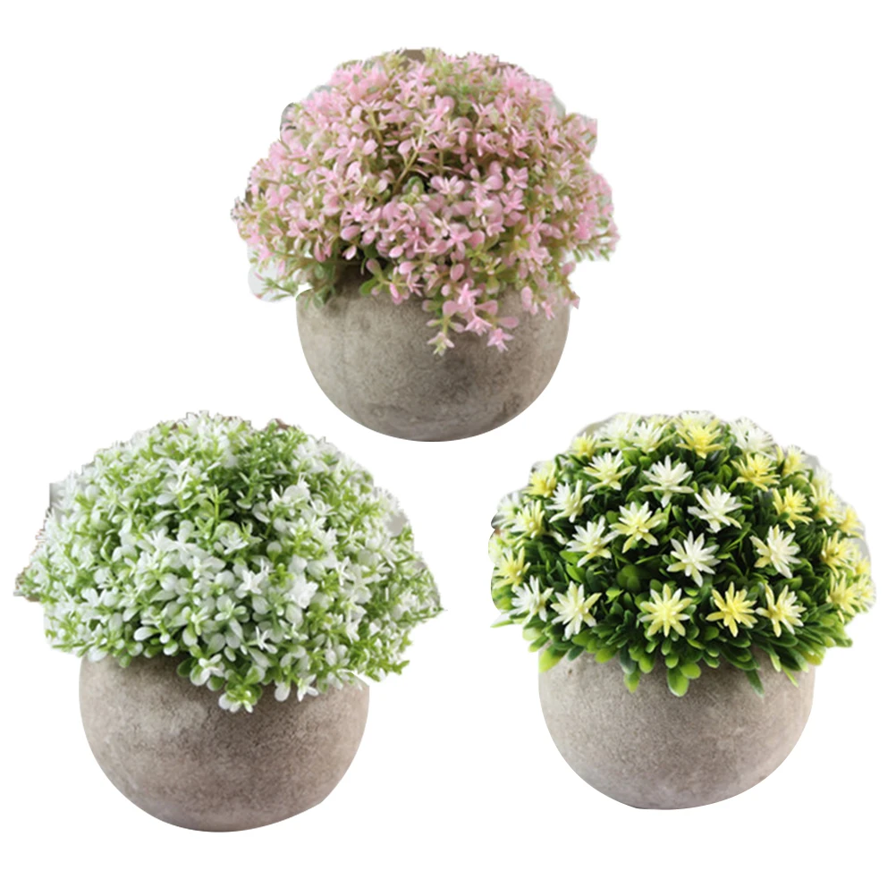 Искусственный бонсай в стиле ретро искусственные суккуленты зеленые растения