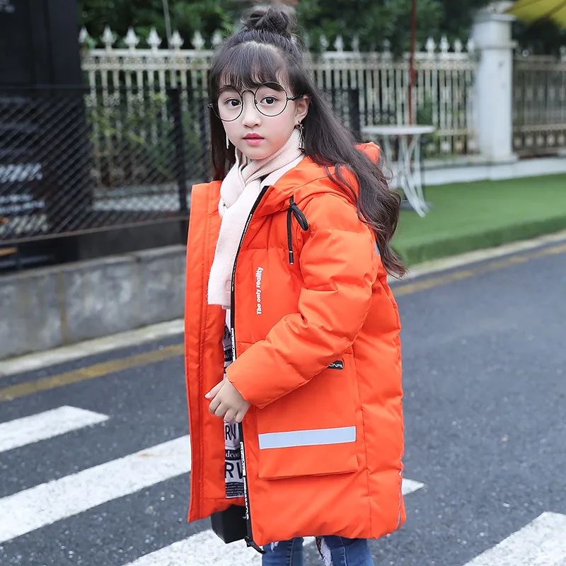 2017 высокое качество с капюшоном толстые Обувь для мальчиков зима Пуховое пальто