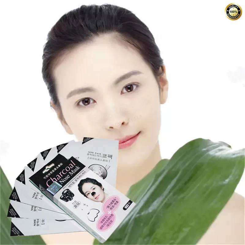 Черная маска 10 шт./кор. для оптовой продажи черная грязевая лица носа увлажняющий