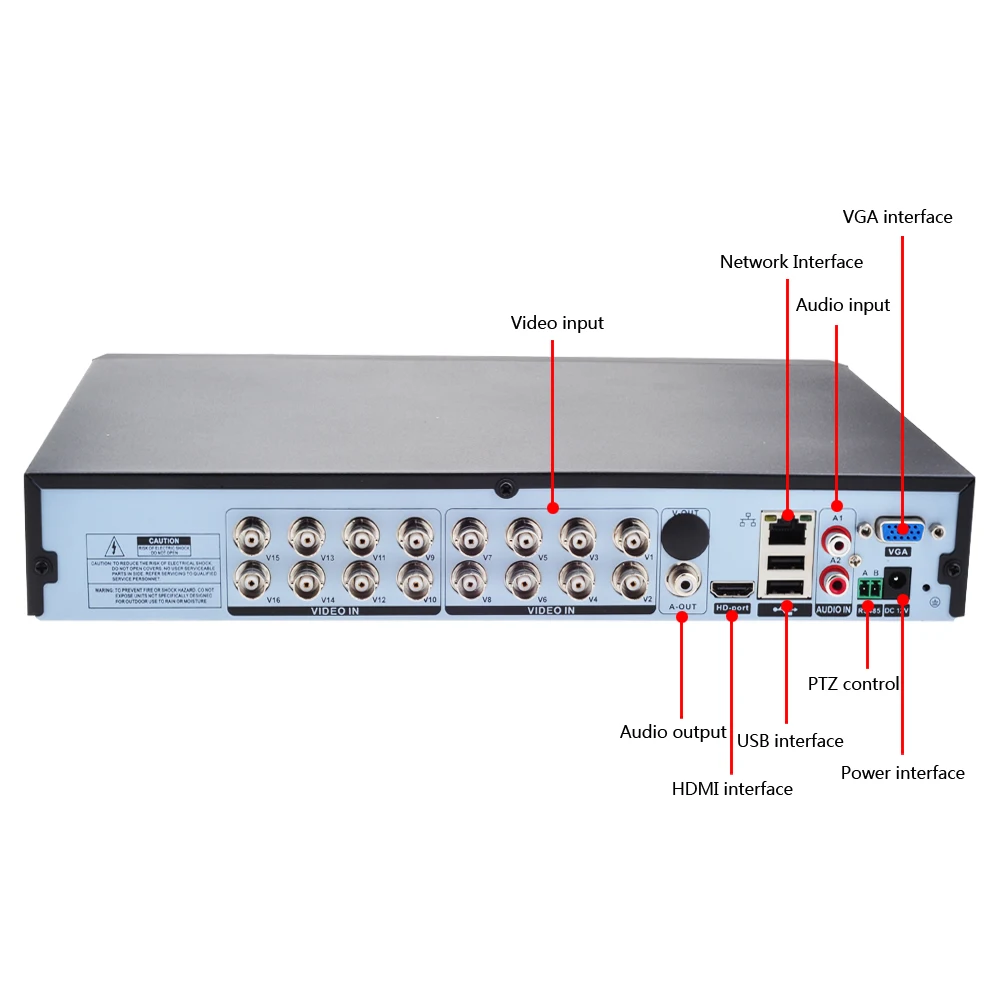 GADINAN 16CH 4MP AHD DVR рекордер IP поддержка 3MP/4MP и 5MP Гибридный CCTV 5 в 1 (AHD/IP/аналоговый/TVI/CVI)