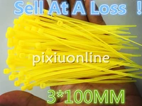 wholesale ds105b 3100 yellow self locking cable ties nylon cable zip tie all sorts of color sell at a loss usa russia italy rs