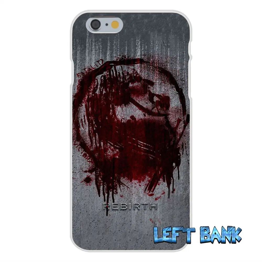 Мягкий силиконовый прозрачный чехол из ТПУ для iPhone 4 4S 5 5S 5C SE 6 6S 7 Plus scorpion mortal kombat|for