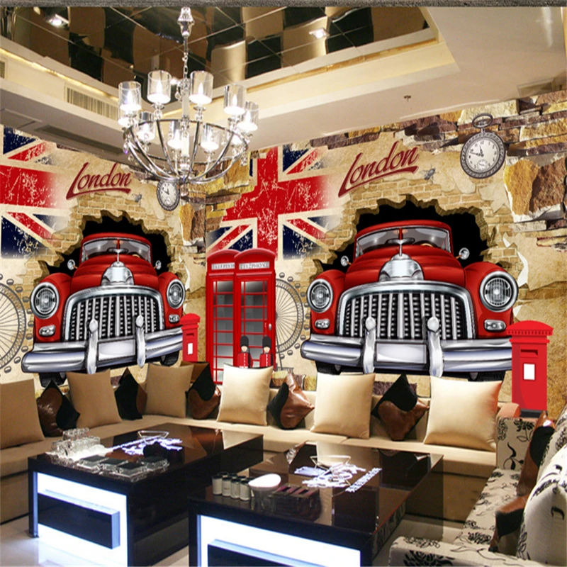 3d обои beibehang с росписью на заказ европейская ретро-ностальгия классические