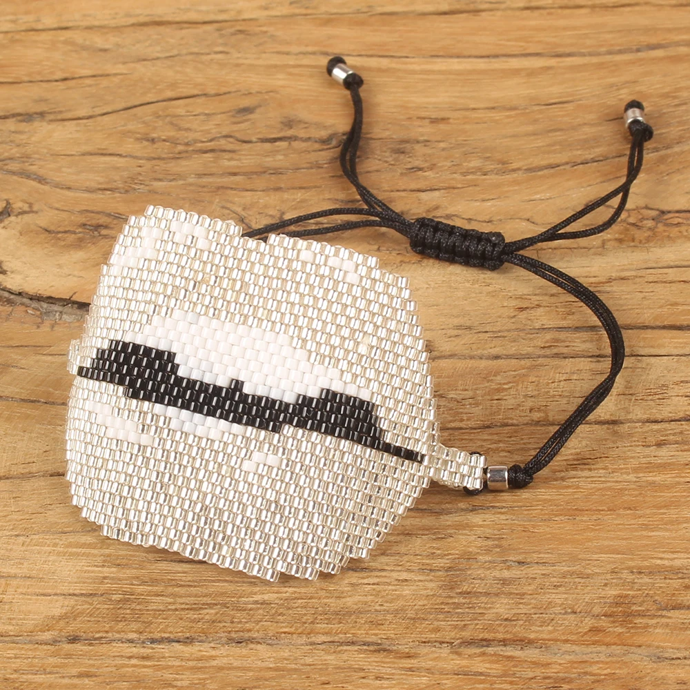 Rttooas сексуальный большой браслет в форме губ ручной работы Плетеный MIYUKI модные