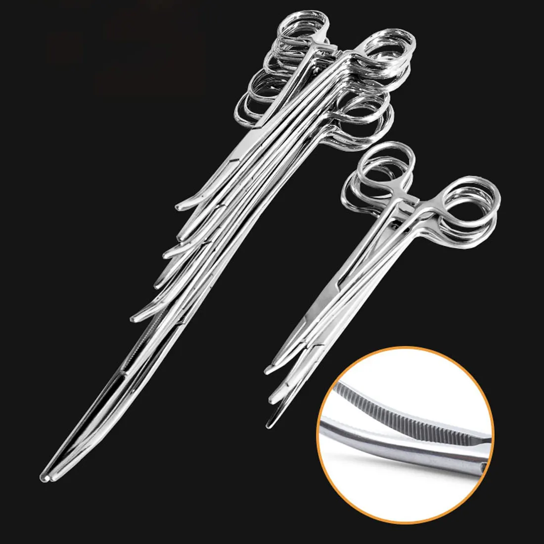 Рыболовные ножницы из нержавеющей стали с изогнутым носом плоскогубцы