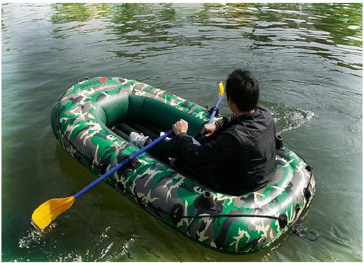 Камуфляжная надувная лодка 0 4 мм для 3 человек | Спорт и развлечения
