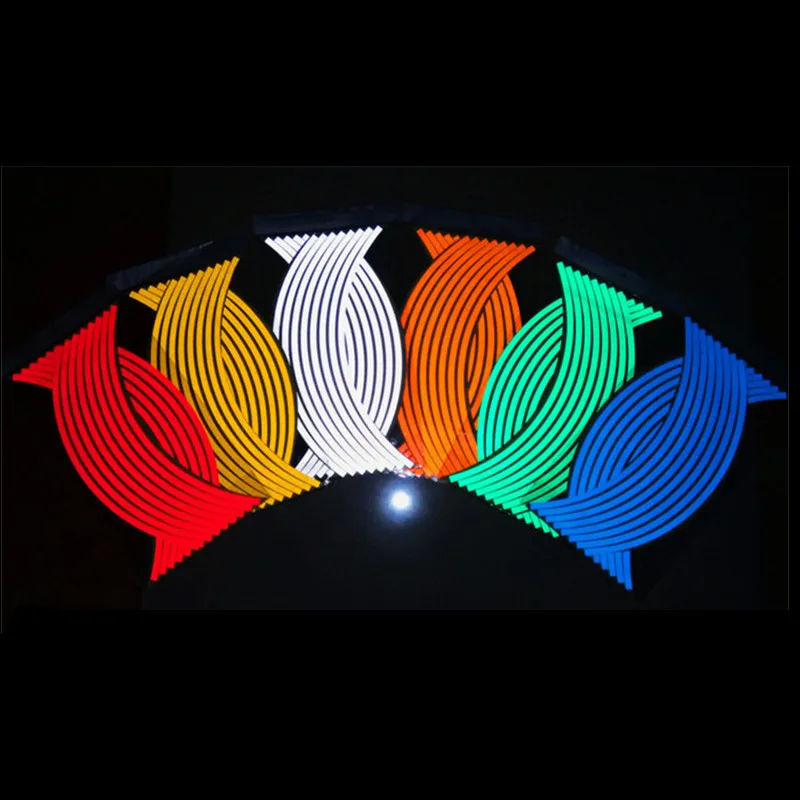 Светоотражающая лента для колес Newbee водонепроницаемая наклейка на колеса