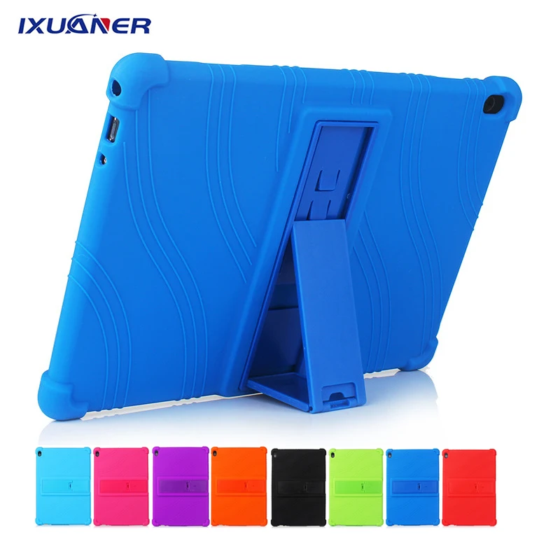 

Funda For Lenovo Tab M10 TB-X605F TB-X605L Silicon Case Stand Soft Cover For Lenovo Tab P10 TB-X705L TB-X705F 10.1" Tablet Case