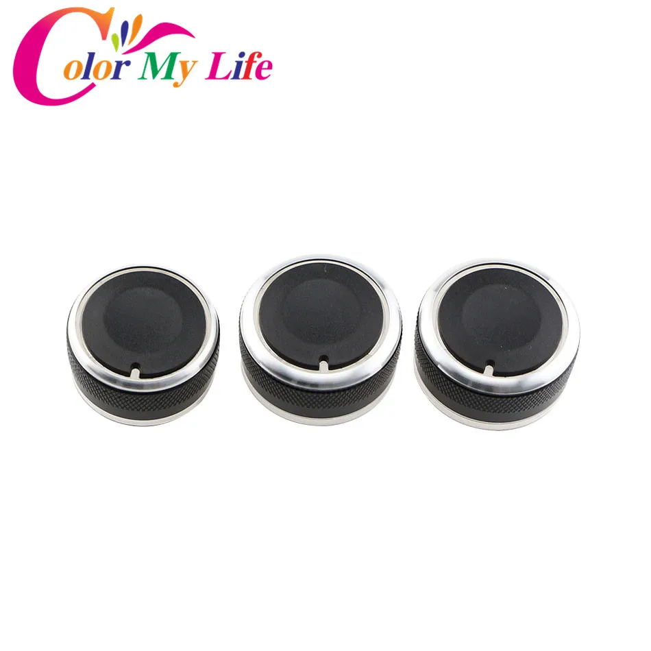 Автомобильный Стайлинг кондиционера Color My Life 3 шт./компл. переключатель контроля