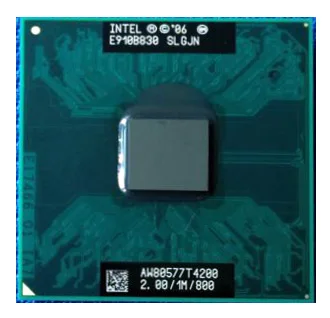 Оригинальный двухъядерный мобильный T4200 2 0 ГГц 1 м 800 МГц BGA479 Процессор работает на