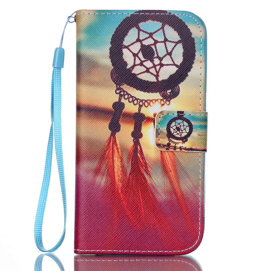 Luxury Fashion Pattern Flower Owl Wallet PU Flip Case for Apple iPhone 4 4S 5 5S SE 5C i6 6 6S 7 Plus 8Plus Cover Fundas | Мобильные
