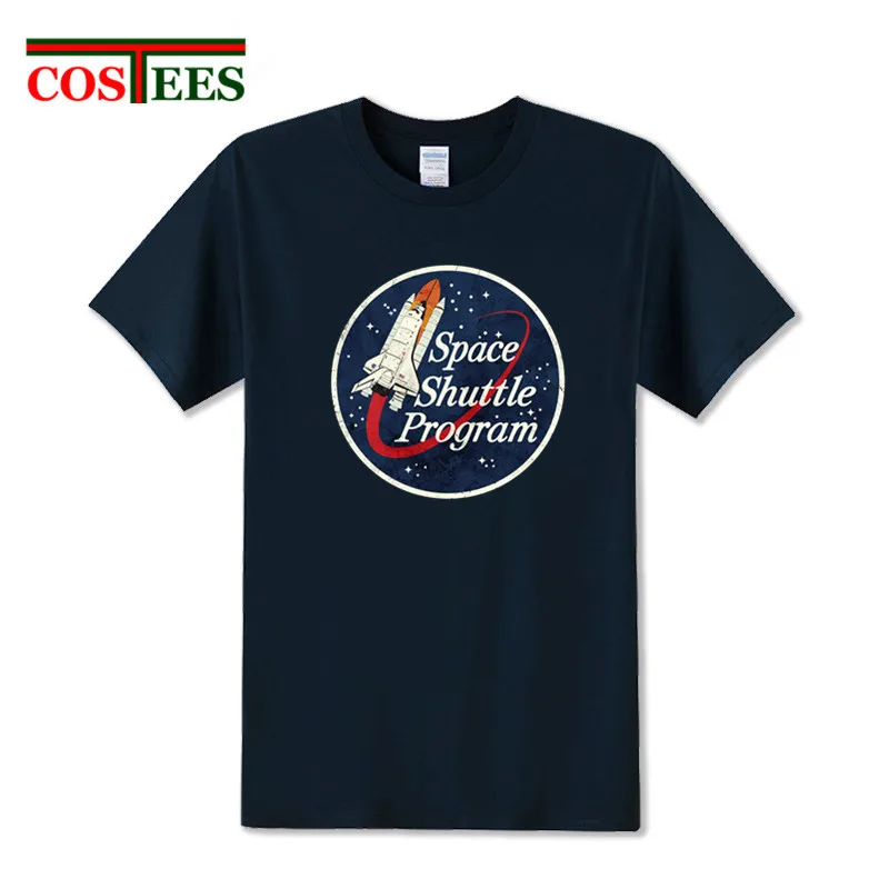 Классический космический челнок программа футболка SpaceX тяжелый Сокол футболки