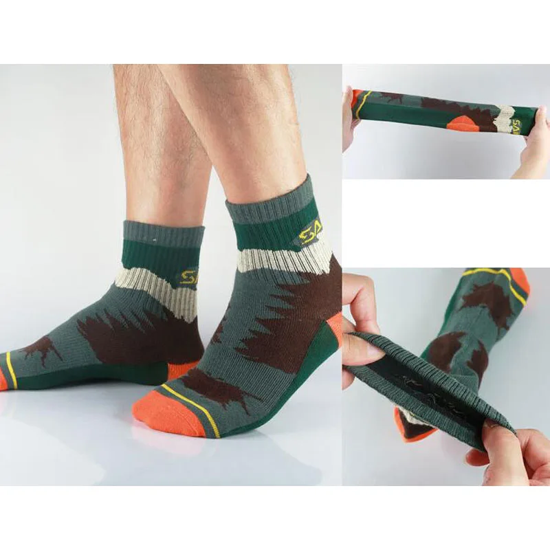 SANTO бренд 3 пар/лот высококачественные дышащие удобные короткие носки мужские