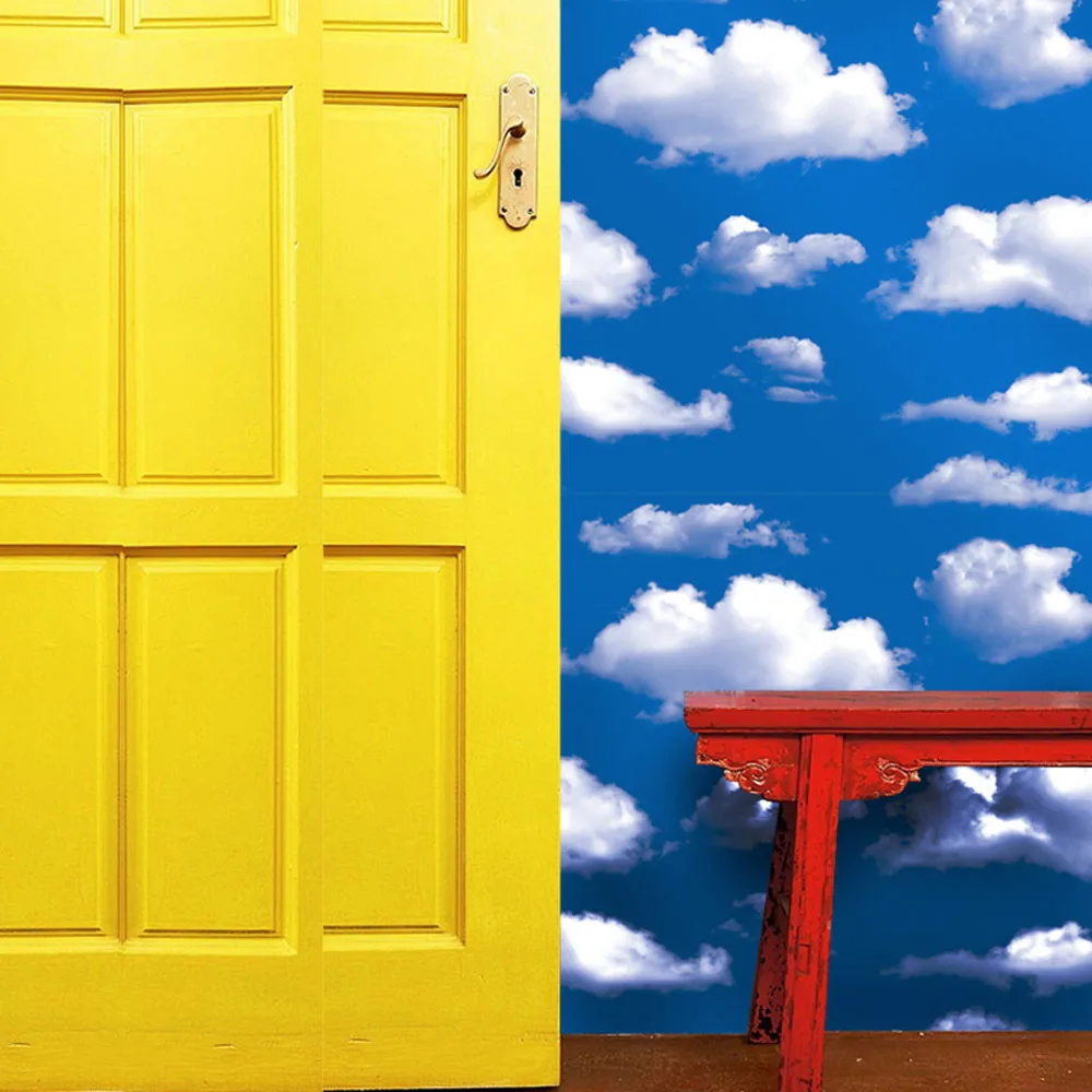 Виниловая наклейка для спальни наклейки на стену с мультяшными небесными