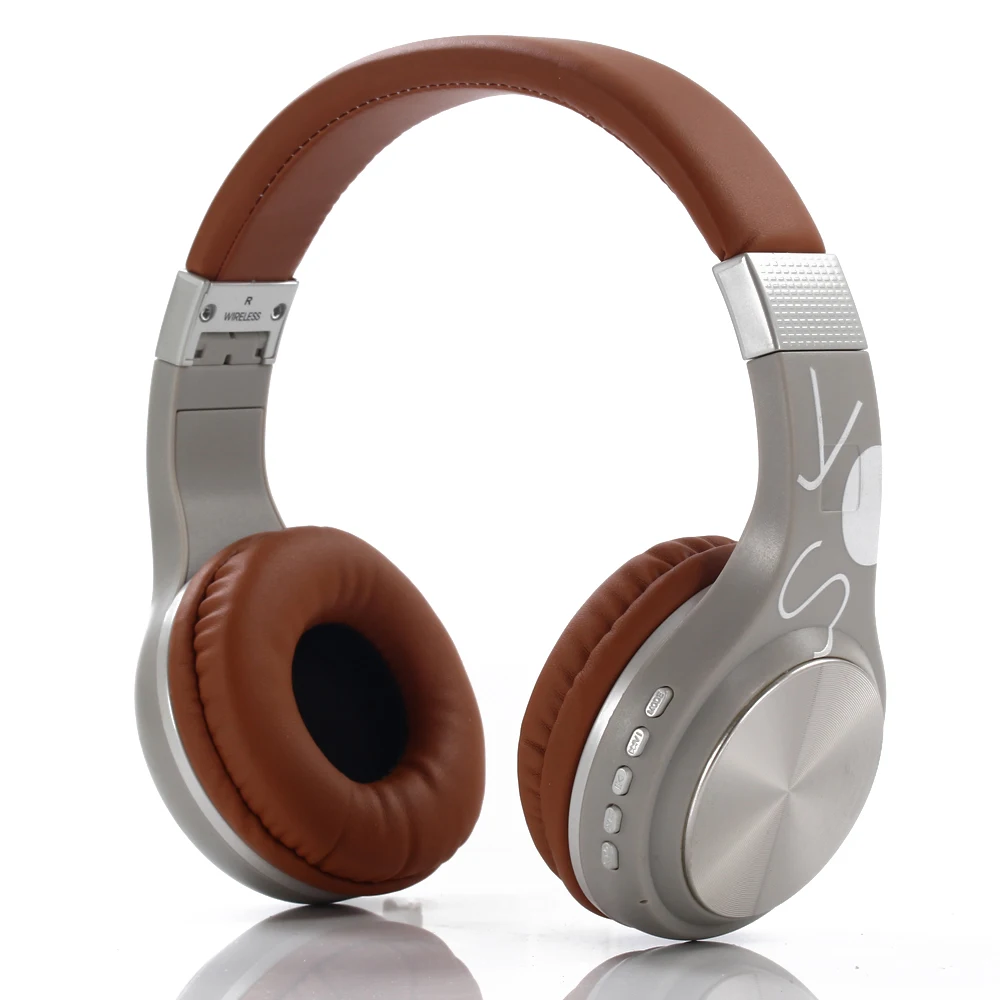 ECHILI Модные Bluetooth наушники беспроводные EQ MP3 плеер гарнитура с 3 5 мм AUX кабель для