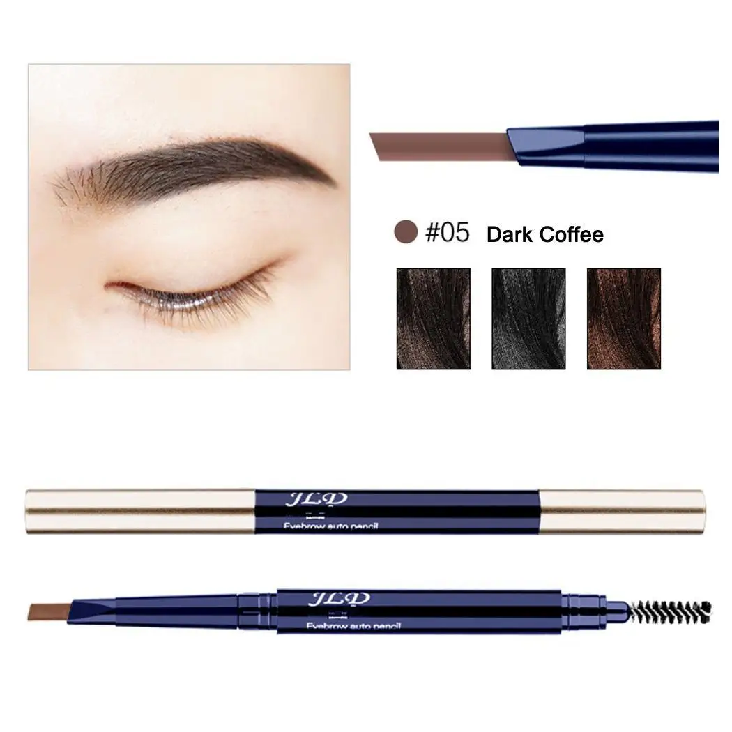 Двухсторонний Многофункциональный стойкий для бровей карандаш с щеткой матовый