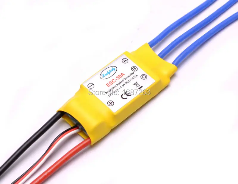 30A бесщеточный ESC 450 550 вертолет Стандартный контроллер скорости RC ESC|control material|esc for