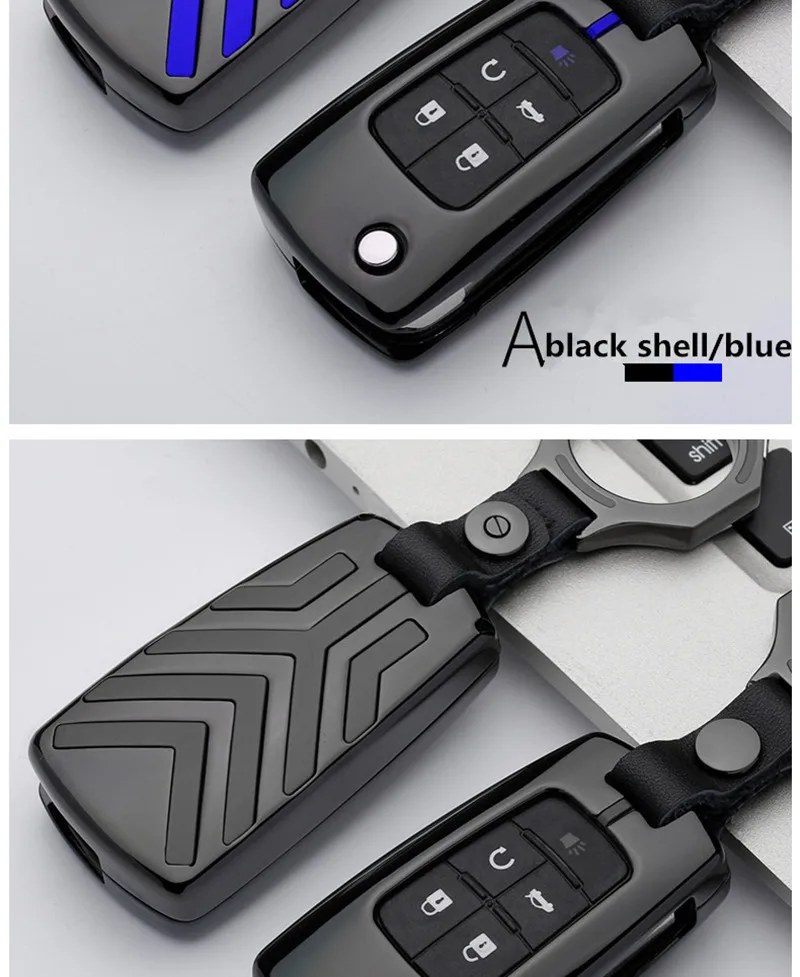 Чехол для ключей из цинкового сплава Buick, Chevrolet Cruze Aveo TRAX Opel Astra Corsa Meriva Zafira Antara ASTRA J Mokka