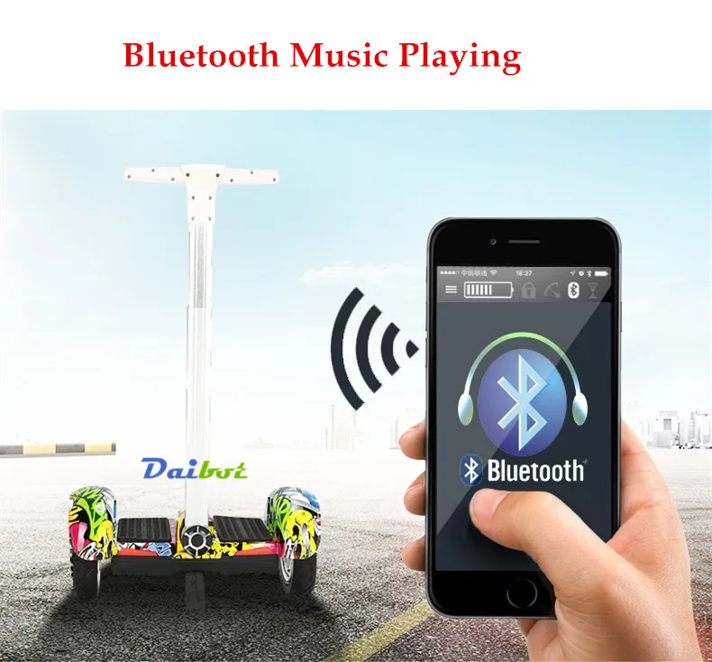 10 ''Bluetooth ХОВЕРБОРДА балансируя умный Баланс колеса с пульта дистанционного
