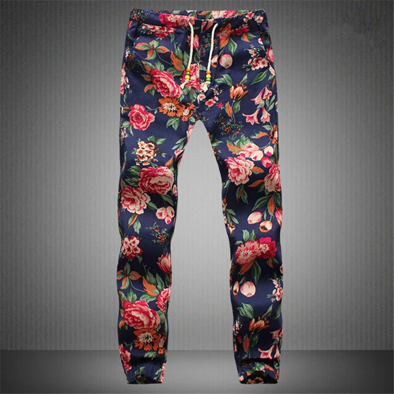 Новые модные 2020 Гавайские удобные брендовые высококачественные мужские брюки