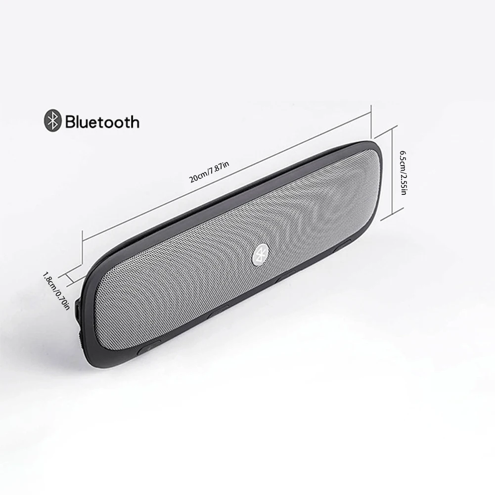 

Handsfree Bluetooth Car Kit Sun Visor Speaker Wireless Car Bluetooth For Car Phone Hands Free Adapter Car Accessories