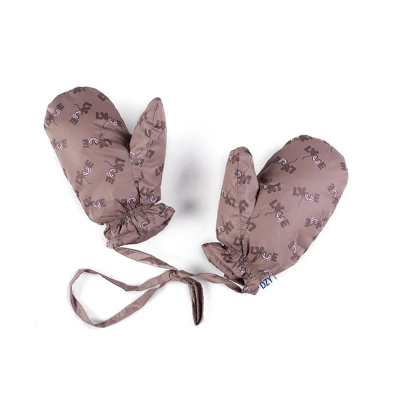 Коллекция 2017 года зимние детские хлопковые перчатки Детские Пуховые Зимняя