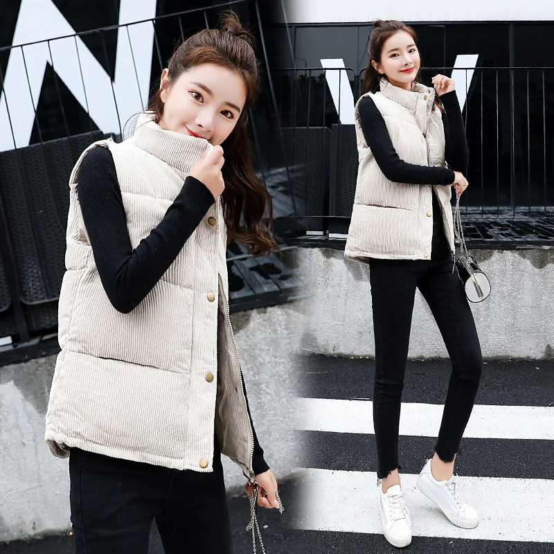 

Cheap wholesale 2018 new winter Hot selling women's fashion casual warm jacket female bisic coats L202