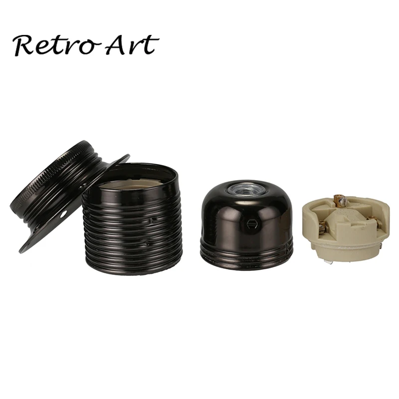 E27 E26 винтажный ретро Эдисон винт лампа держатель светильник фитинг | Лампы и