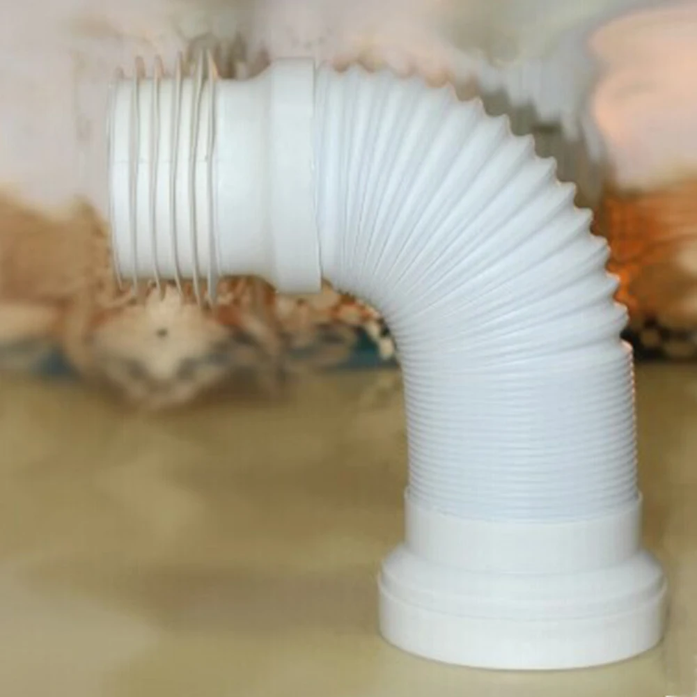 Универсальный Прочный гибкий Туалет унитаз Pan соединитель водоотвод трубы