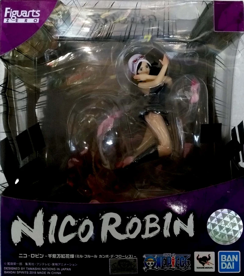100% оригинал BANDAI Tamashii Figuarts ZERO коллекция рисунок-Nico Robin -Mil Fleur Campo de Flores-от &quotONE PIECE&quot