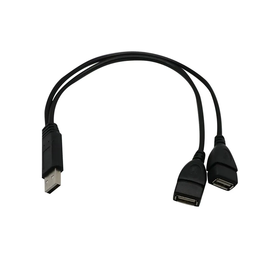 Улучшенные Компьютерные аксессуары 2018 новинка USB 2 0 A папа-2 двойных гнездовых