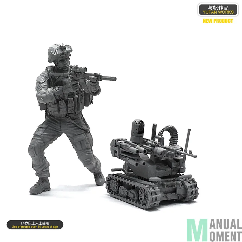 Высокое качество миниатюрный 1/35 ВМС США Seal Commando солдат и боевые роботы