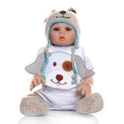 one boy doll 48 см Премиум bebe Кукла reborn baby Сладкие Близнецы в розовом и синем полном теле Мягкая силиконовая Реалистичная мягкая кукла для малышей игрушка для ванны Anatom - Цвет: one boy doll