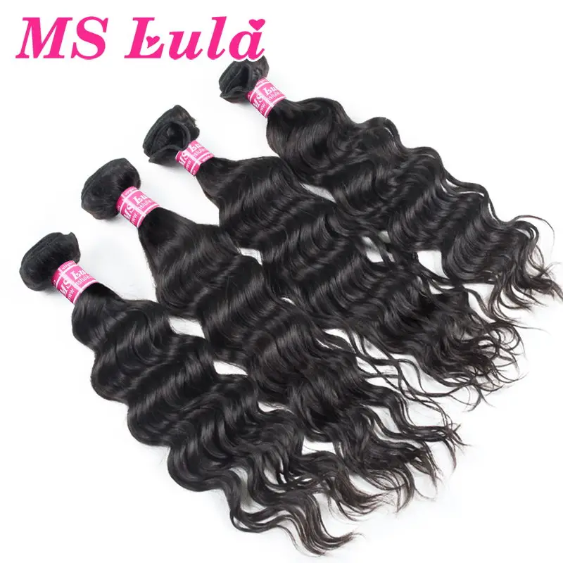 Wholesale Freeshipping unprocessed virgin brazilian hair weaving bundles Natural Wave 1kg 10pcs ms lula |